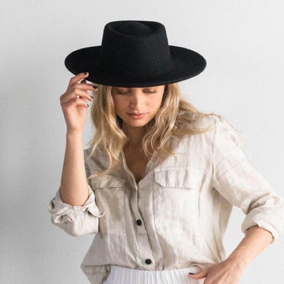 🔥LAST ONE! 🔥 Western Felted Gambler Hat With Hat Band - Picture 3 of 10